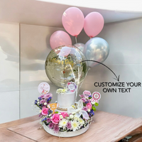 With Helium Balloons