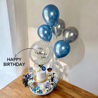 With Helium Balloons