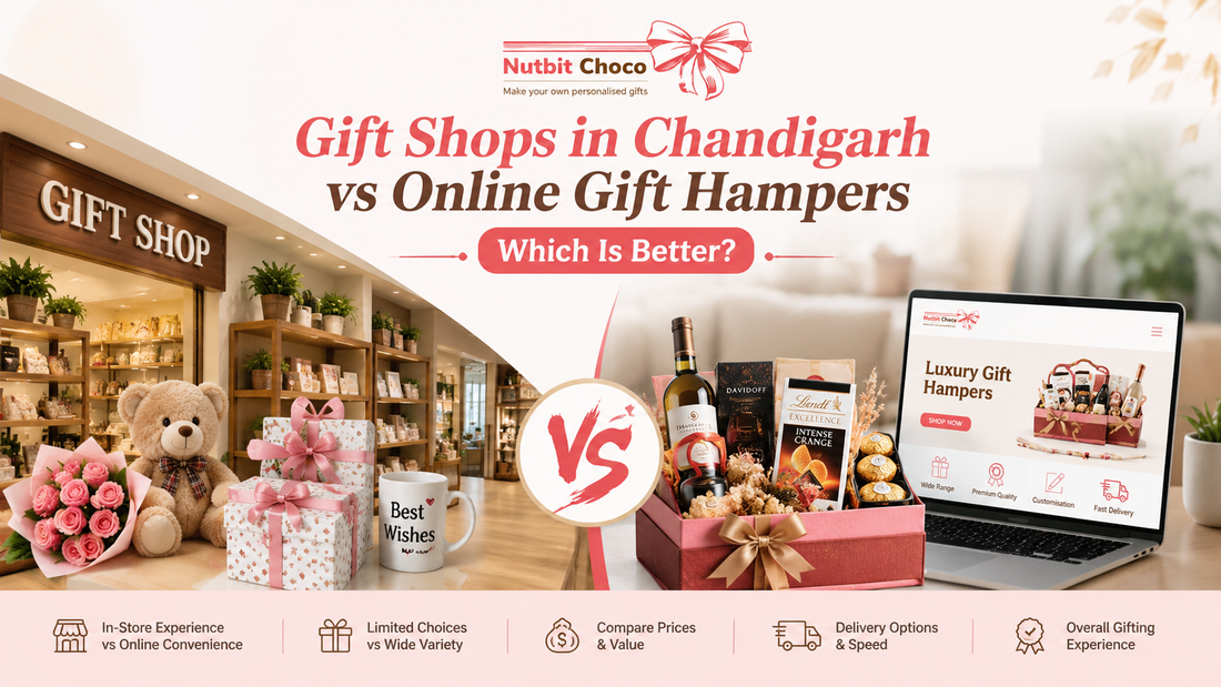 Gift Shops in Chandigarh vs Online Gift Hampers – Which Is Better?