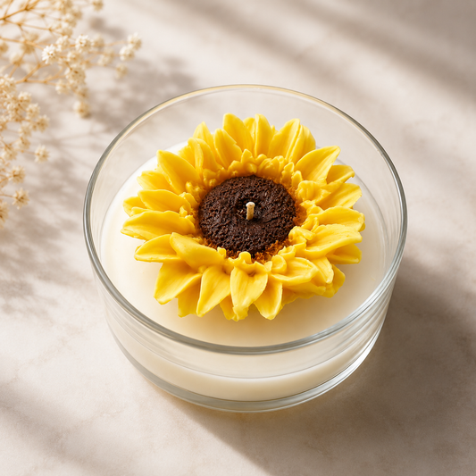 Luxe Sunflower Candle