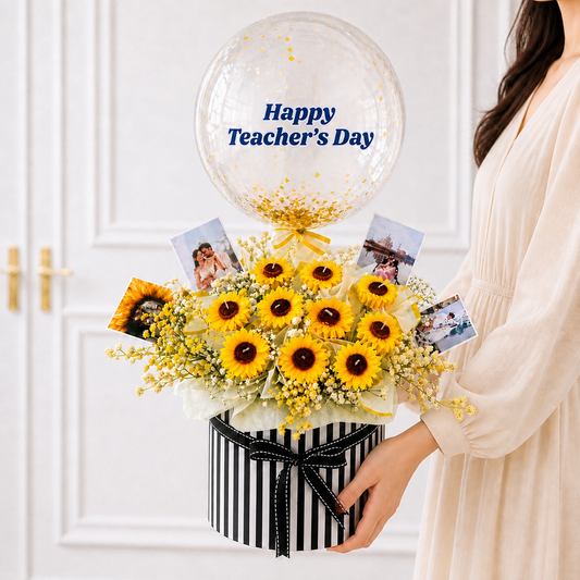 Sunflower Basket