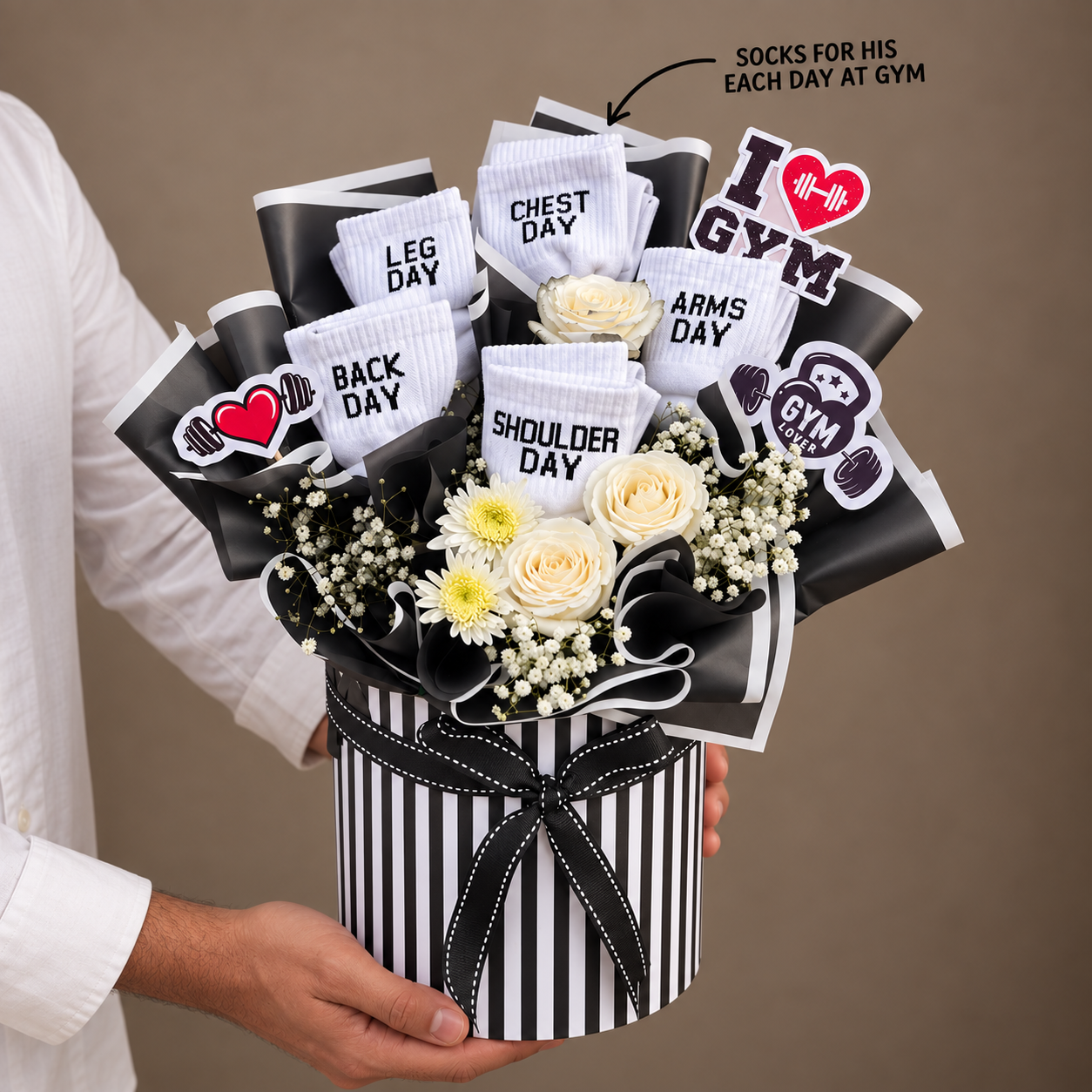 Gym Crew Socks Bouquet