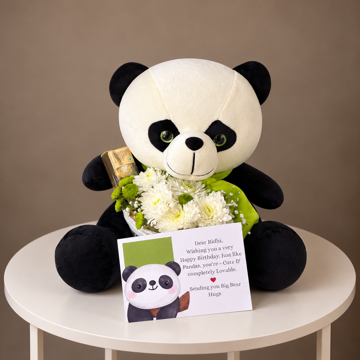 Panda on the wheels