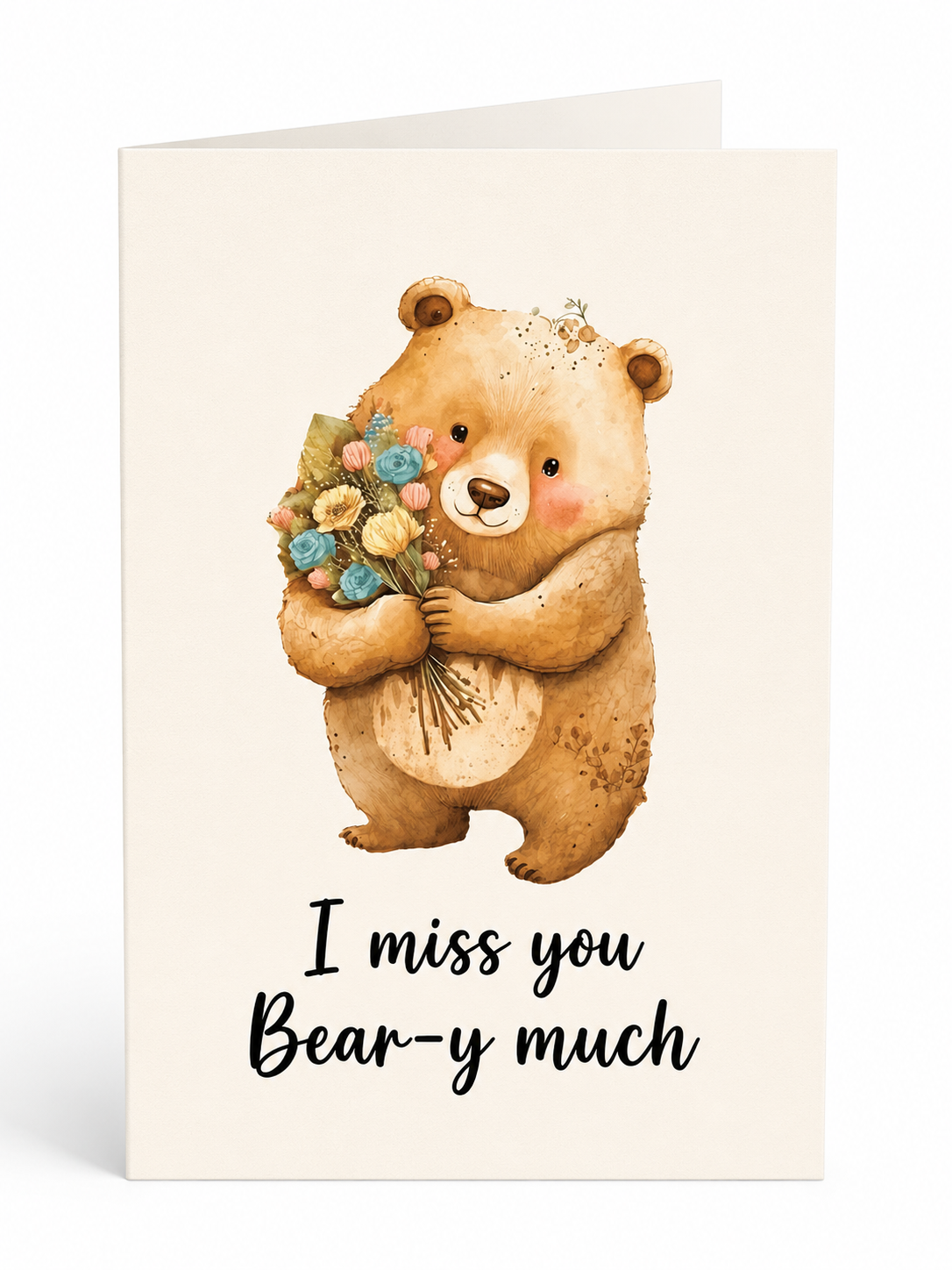 Miss You Card