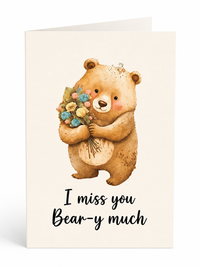 Miss You Card