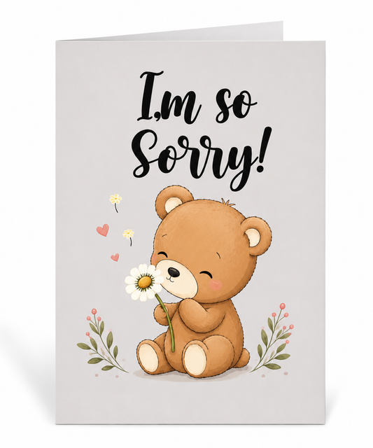 Sorry Card