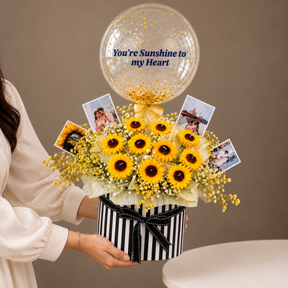 Sunflower Basket