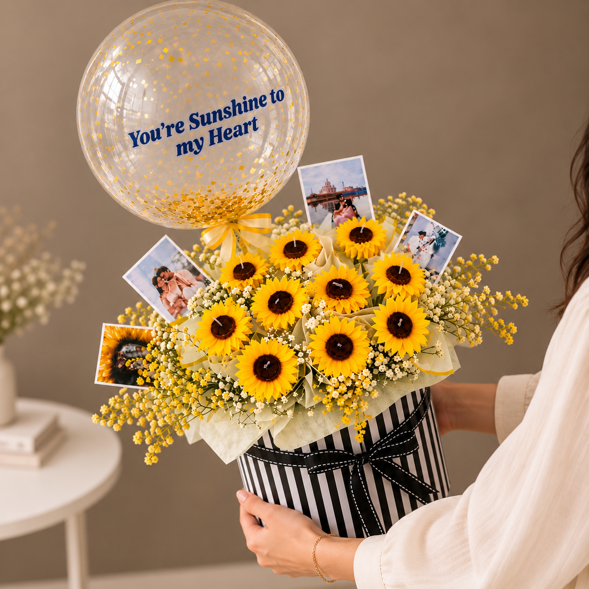 Sunflower Basket