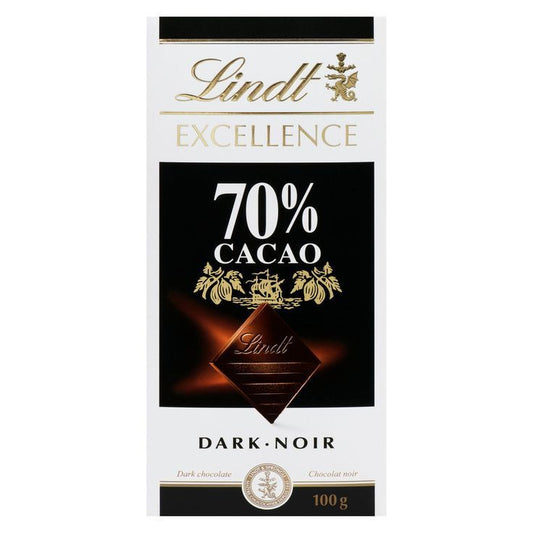 Lindt 70% Cacao Chocolate Bar